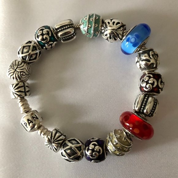 Authentic Pandora Charm Bracelet - Picture 1 of 2